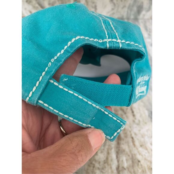 Turquoise Baseball Cap Sunshine and Whiskey monogrammed #hat #distressed - Picture 3 of 4